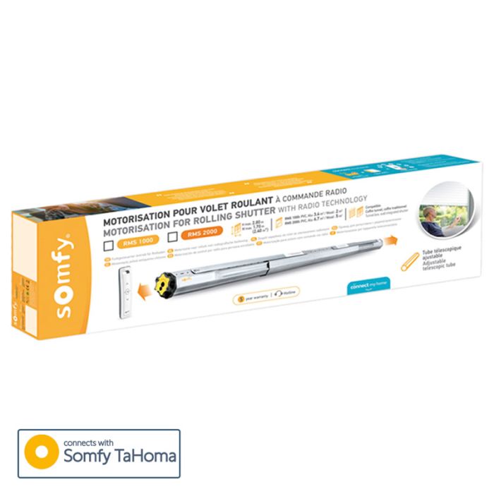 RMS1000 Kit de motorización para persiana con mando a distancia Somfy