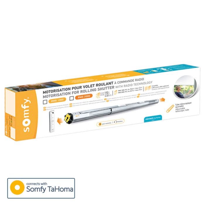 RMS2000 Kit de motorización Somfy para persianas con mando a distancia