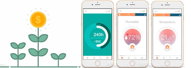 ahorro energético con termostato inteligente