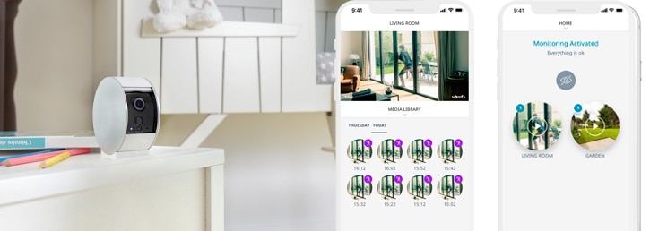 pantalla somfy protect indoor camera