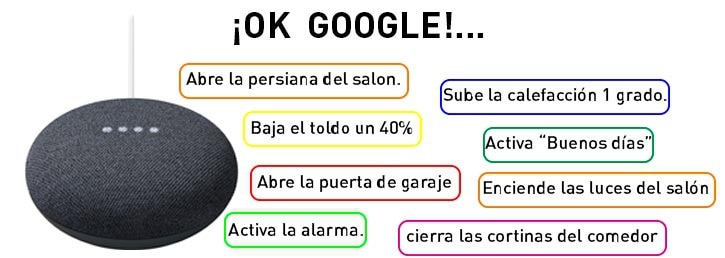 compatible con Google Home y Amazon Alexa